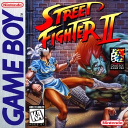 Cover Street Fighter II for Game Boy